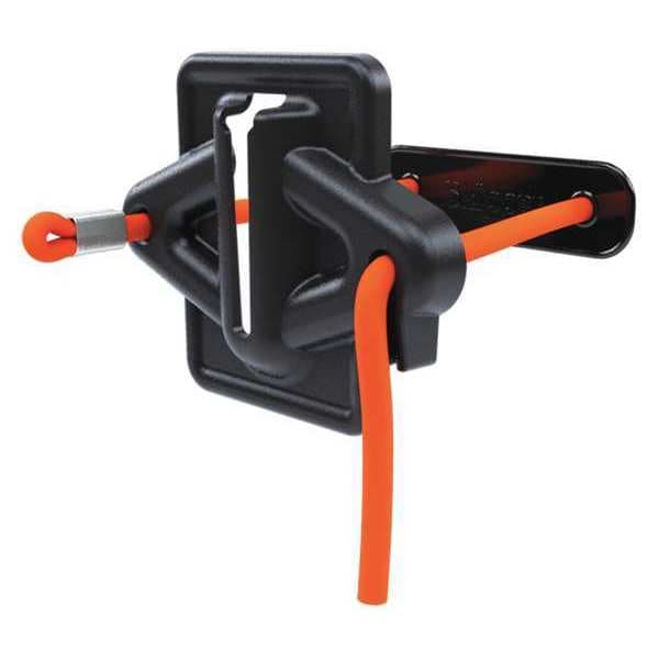 Skipper Cord Strap Holder/Receiver, Plastic, 4 7/64 in Height, 5 13/64 in Length, Black/Orange - CORD01