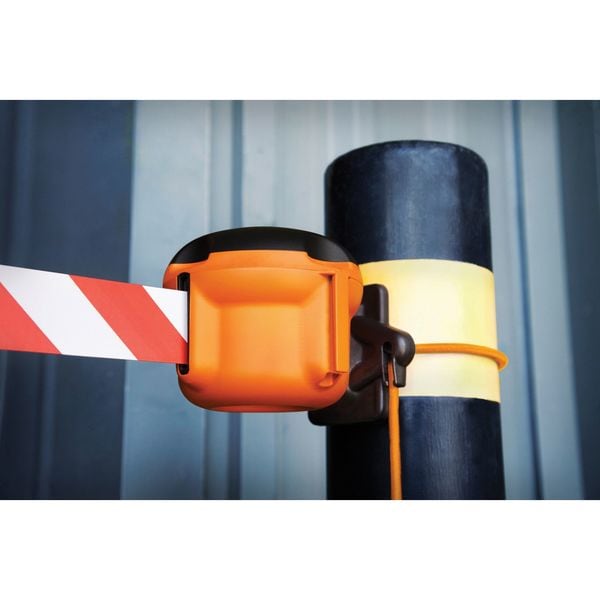 Skipper Cord Strap Holder/Receiver, Plastic, 4 7/64 in Height, 5 13/64 in Length, Black/Orange - CORD01