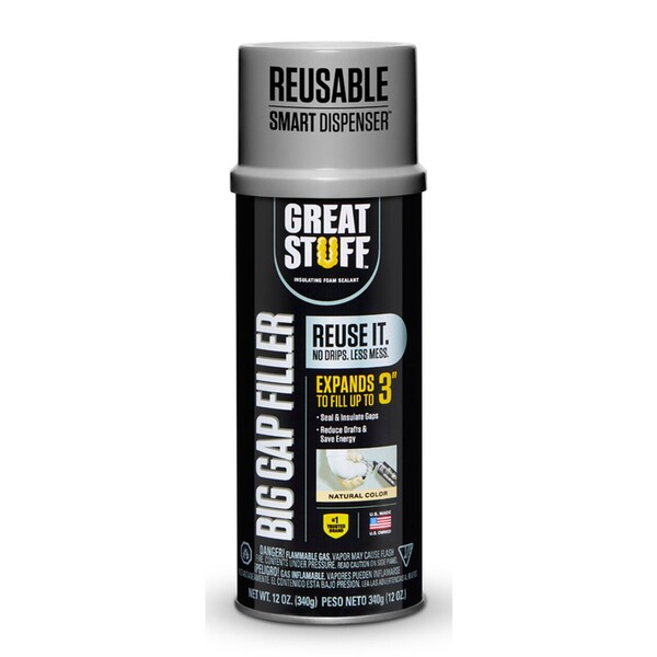Great Stuff Great Stuff Smart Dispenser Ivory Polyurethane Insulating Foam Sealant 12 oz - 99108860