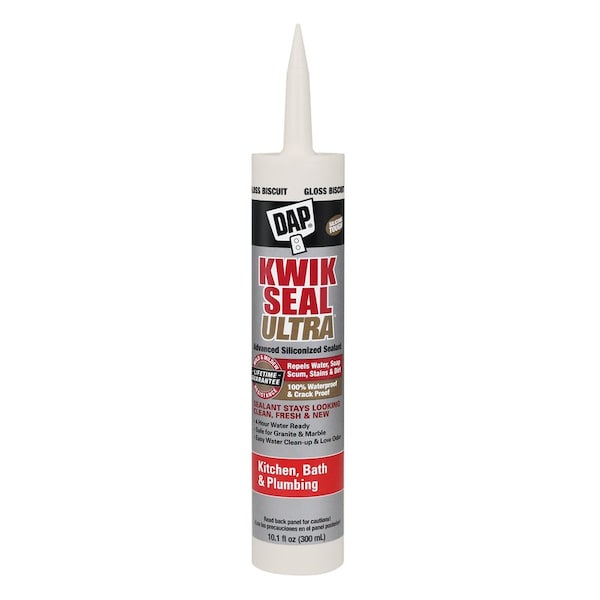 Dap 10.1 fl oz, Tube, Biscuit, Siliconized Acrylic Base - 7079818899