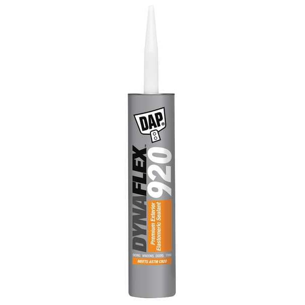 Dap Hybrid Elastomeric Sealant, 10 oz, Cartridge, White, Hybrid Base, Dynaflex 920 - 89200