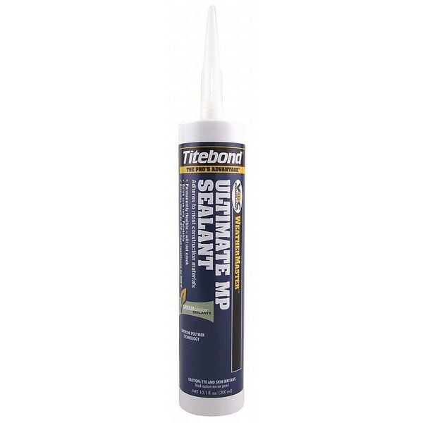 Titebond Sealant, 10 oz, Cartridge, Clear, Polymer Base, WeatherMaster - 71111