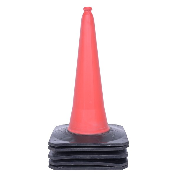 Vestil PVC, 30.75 Height, 17.75 Length, 10, Orange - TC-30-5PK