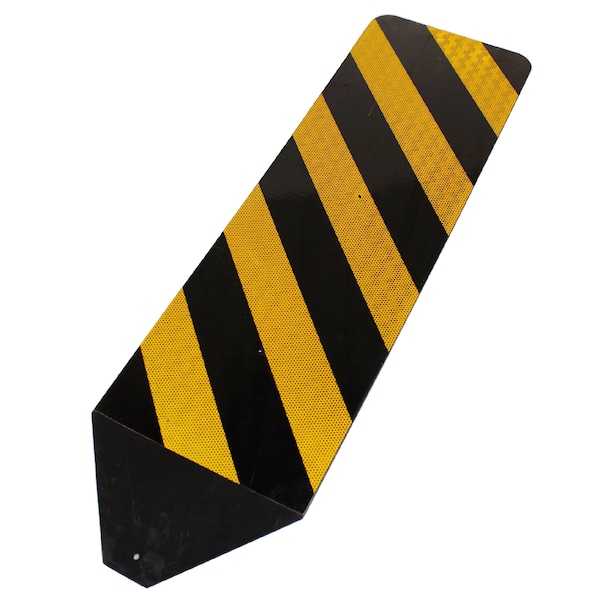 Shur-Tite Bridge Marker 12 in. X 36 in. OM3 Stripe LT Down to RT Black Panel Only - 46528