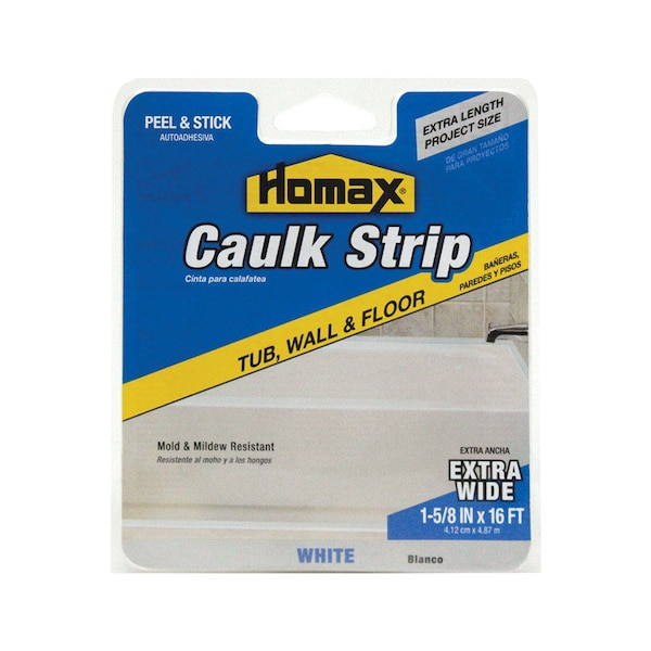 Homax Homax White Silicone Caulk Strips 1-5/8 in. x 16 ft. - 3071
