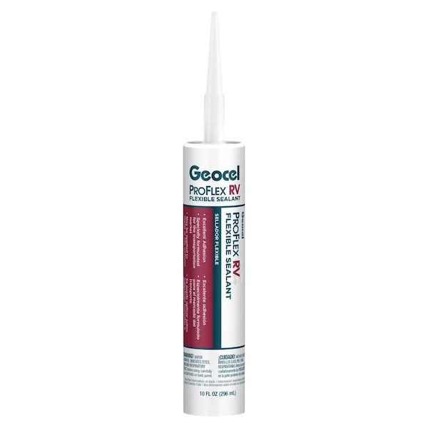 Tool GC28900 10 oz Pro Flex RV Flexible Sealant, Clear - TO3584267