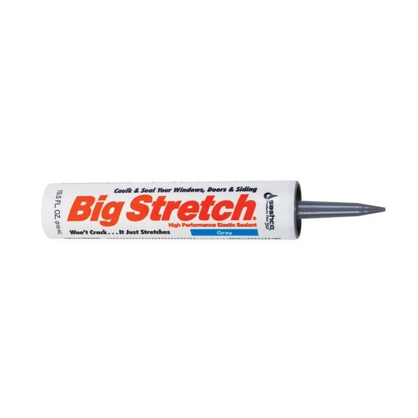 Big Stretch Sashco Big Stretch Gray Elastomeric Acrylic Latex Door/Siding/ Window Caulk 10.5 oz - 10010