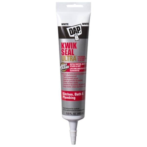 Dap Dap Inc 7079818914 5.5 oz. High Performance Premium Siliconized Kitchen & Bath Sealant; White - 205420