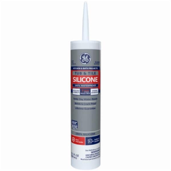 Ge 10.1 oz Clear Tub & Tile Caulk Sealant - 810534