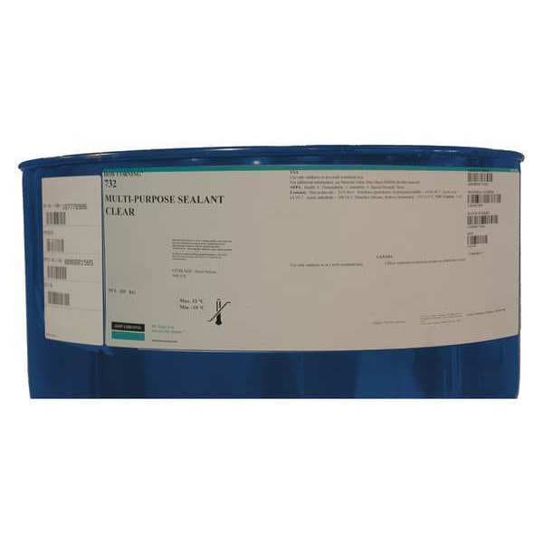 Dowsil Multi-Purpose Sealant, 205 kg, Pail, Clear, Silicone Base - 4023909