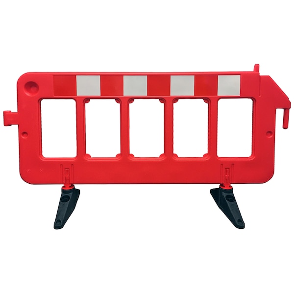 Electriduct Portable Plastic Fence Barrier- 6.4ft W x 3.25ft H - TC-XT-PFB