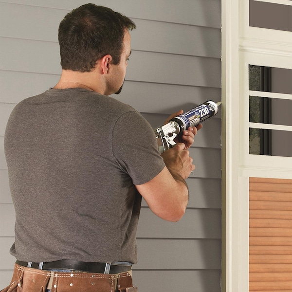 Dynaflex 230 DAP Dynaflex 230 Gray Premium Latex Door/Siding/ Window Sealant 10.1 oz - 18286