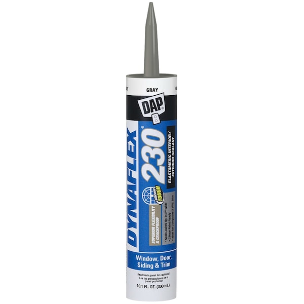 Dynaflex 230 DAP Dynaflex 230 Gray Premium Latex Door/Siding/ Window Sealant 10.1 oz - 18286