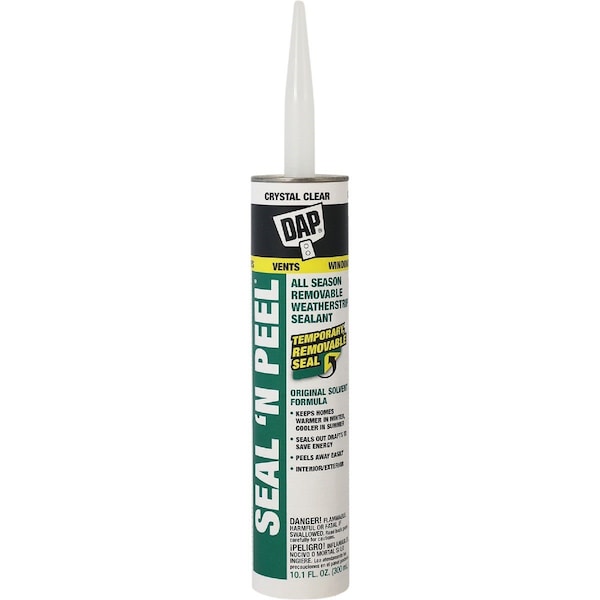 Dap SEAL 'N PEEL 10.1 Oz. Removable Weather Stripping Sealant - 7079818351