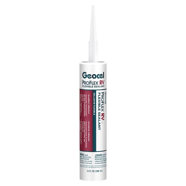 Geocel GC28100 Pro Flex RV Flexible Sealant - 10 oz., Clear - GC28900