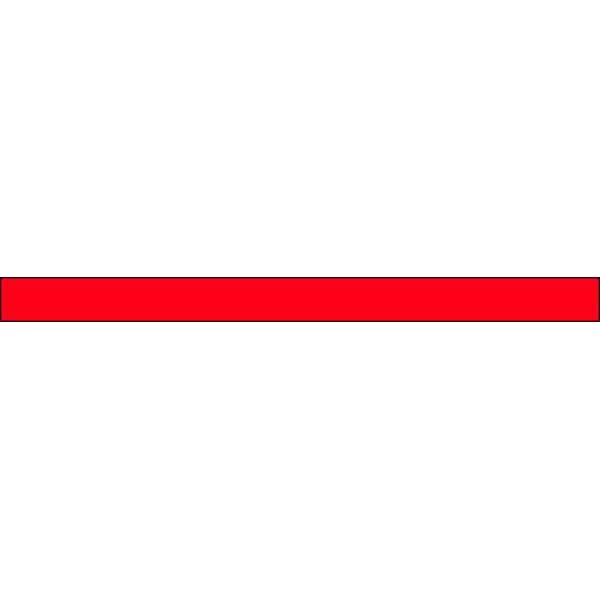 Zoro Select Barricade Tape, No Legend, Red, 3 in Wide x 1,000 ft Length, LDPE, 4 mil - 4 MIL  PLAIN RED
