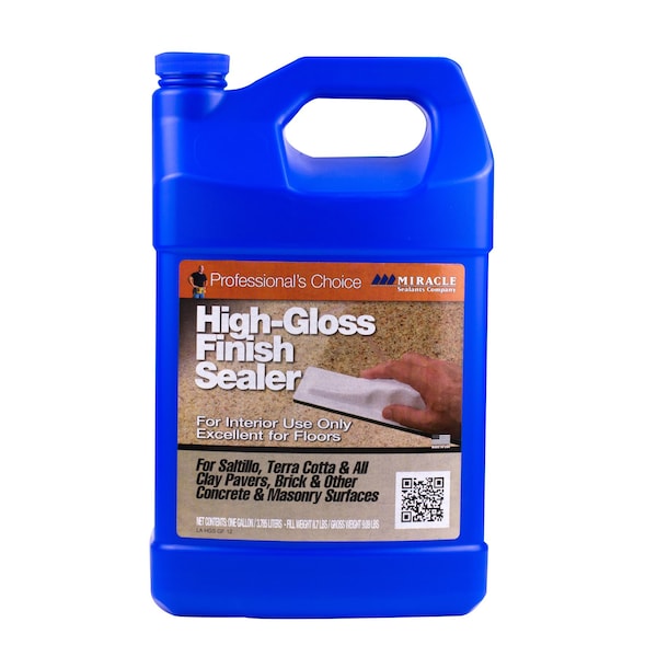 Miracle Sealants Gallon, Gallon, Transparent, High Gloss Finish Sealer - HGFS4GAL