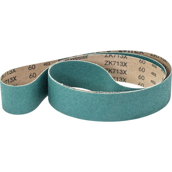 Pferd Benchstand Belt, 2 in W, 72 in L, 60 Grit, Coarse, Zirconia - 49801