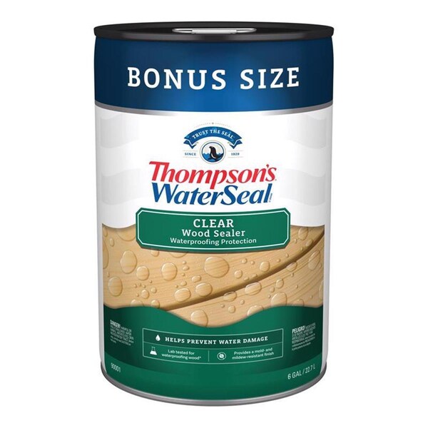 Thompson 6 gal Clear Wood Sealer Clear Oil-based Wood Sealant - 1094192