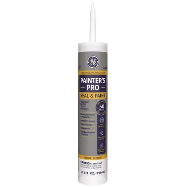 Ge Painters Pro Seal and Paint 10 oz. Clear All-Purpose Acrylic Latex Sealant, 12PK - 2733636