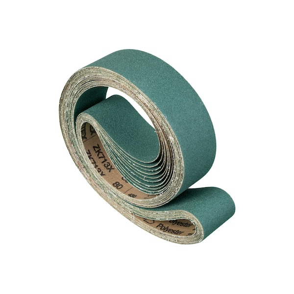 Pferd Coated Belt, Zirc, 2"x60", 36 Grit, 2" W, 60" L, Coated, Zirconia Alumina, 36 Grit - 49792