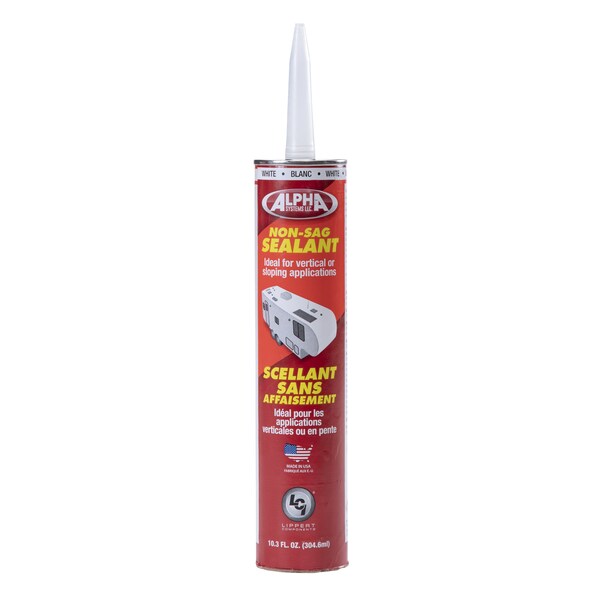 Lippert 1010 WHITE UPC NON-SAG SEALANT - 10.3 OZ TUBE - 862157
