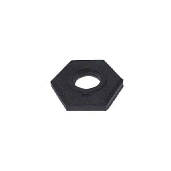 Cortina Safety Products Rubber, 1 in Height, 18 in Length, Black - 03-731