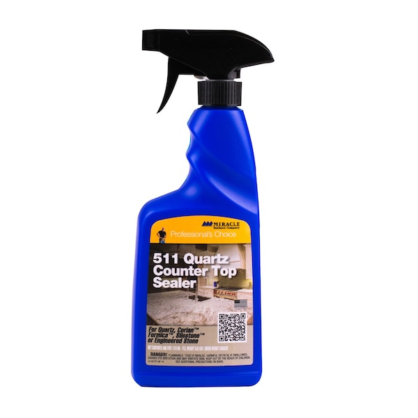 Miracle Sealants Sealant, 511 Quartz Counter Tops Sealer, 16 Ounce - QCTS16OZ6