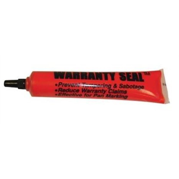 Plomeria 1.8 oz Warranty Seal Poly Squeeze Seal, Red - PL3534820