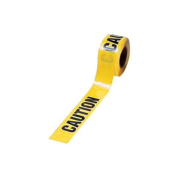 Harris Industries YELLOW "CAUTION" 3X1000FT BARRIER TAPE - T20101-2 MIL