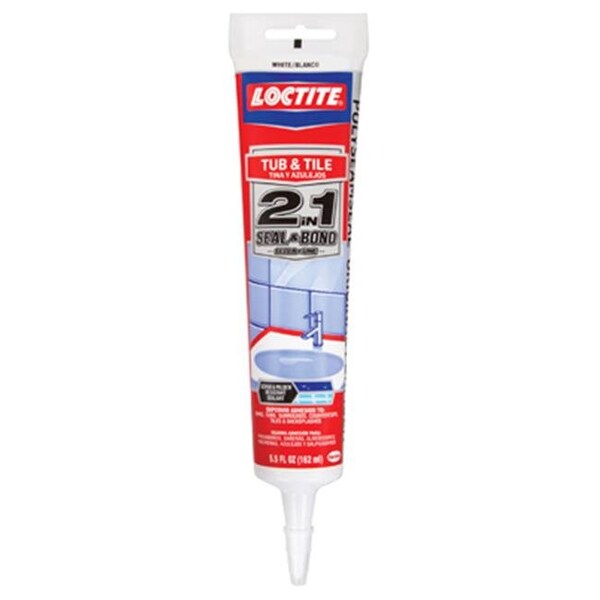 Totalturf 1936537 Polyseamseal; 5.5 oz. Clear; 2 In 1 Tub & Tile Adhesive Caulk - TO135428