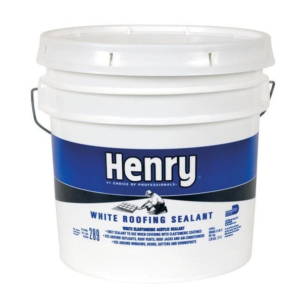 Henry Henry 1415579 Smooth White Elastomeric Acrylic Roofing Sealant; 3.5 gal - 1415579