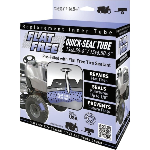 Flat Free Sealant Filled 6 In. Lawn Mower Tire Inner Tube - 45013