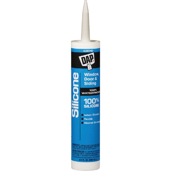 Dap 9.8 Oz. Window, Door & Siding Silicone Sealant, Almond - 08649