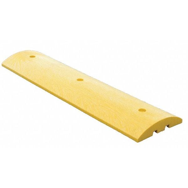 Plastics R Unique Speed Bump, Plastic, 2 in Height, 48 in Length - 21248SBY-SPIKES