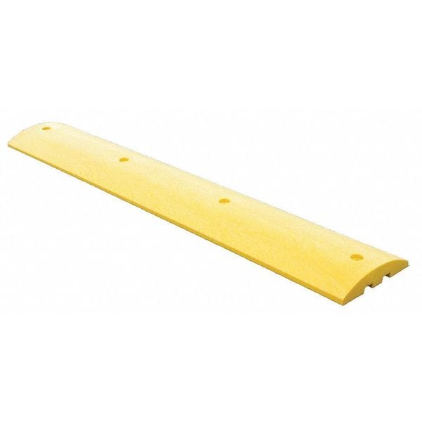 Plastics R Unique Speed Bump, Plastic, 2 in Height, 72 in Length - 21272SBY-SPIKES