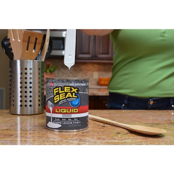 Flex Seal Flex Seal Family of Products Flex Seal Gray Liquid Rubber Sealant Coating 16 oz - LFSGRYR16