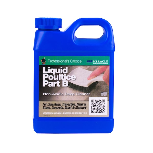 Miracle Sealants Sealant, Liquid Poultice 6 Parta, 6Partb, 2 Quarts - LIQQT6