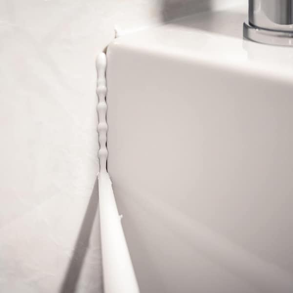 Krakenbond Krakenbond Kitchen & Bath, %100 Silicone, Waterproof Anti Shrink, Shower, Sink, 10.1 oz, Clear - KR918NSCLRNSS