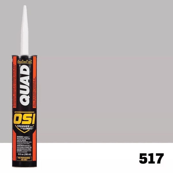 Loctite OSI Quad Gray Elastomeric Polymers Door/Siding/ Window Sealant 10 oz - 1637251