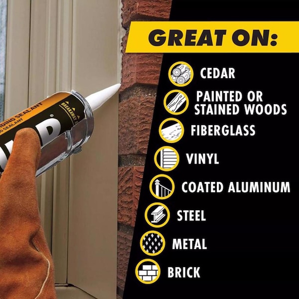 Loctite OSI Quad Gray Elastomeric Polymers Door/Siding/ Window Sealant 10 oz - 1637251