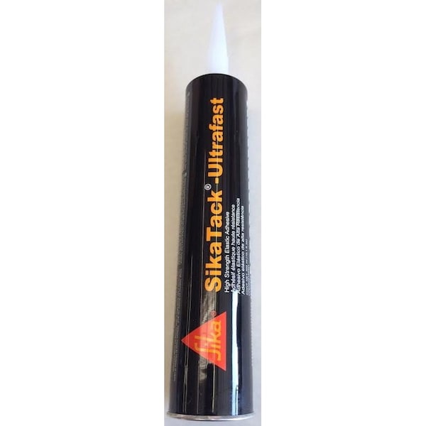 Sika Sikatack Ultrafast US Warm Applied High Strength DG Adhesive, Black, 300ml Cartridge - 91282