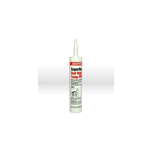 Loctite SuperflexR Red High Temp RTV, Silicone Adhesive Sealant 300 ml Cartridge - LOC59675