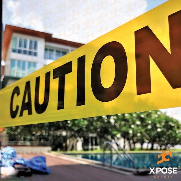 Xpose Safety 2pk Caution Do Not Enter Tape Roll, 2 Rolls, 1000 Ft x 3 In Wide Each, Yellow Safety Tape, 2PK - PCDNT-2-X-S