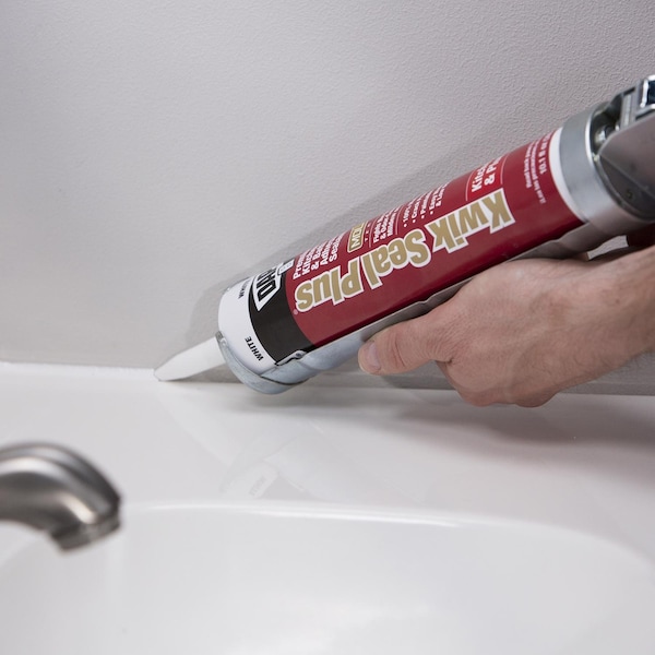 Dap DAP Kwik Seal Plus White Siliconized Latex Kitchen and Bath Sealant and Adhesive 10.1 oz - 7079818510