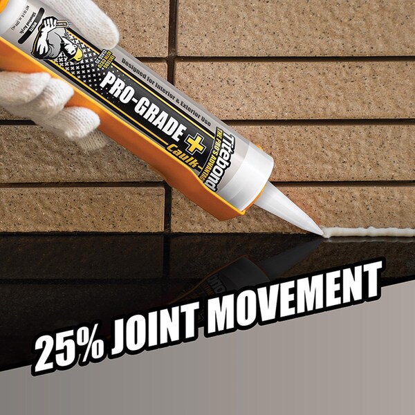 Titebond Titebond Pro-Grade Plus White Siliconized Acrylic Multipurpose Caulk 10.1 oz - 8401