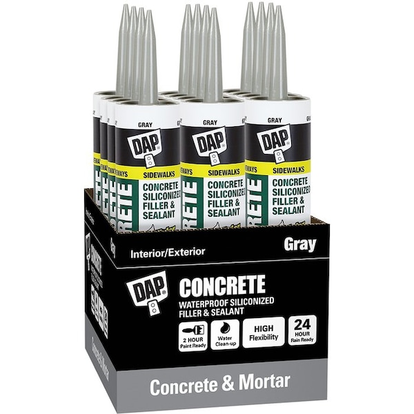 Dap 10.1 Oz Gray Concrete Watertight Filler and Sealant - 18021