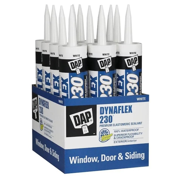 Dap 10.1 Oz White 230 Premium Window, Door, and Trim Sealant - 18300