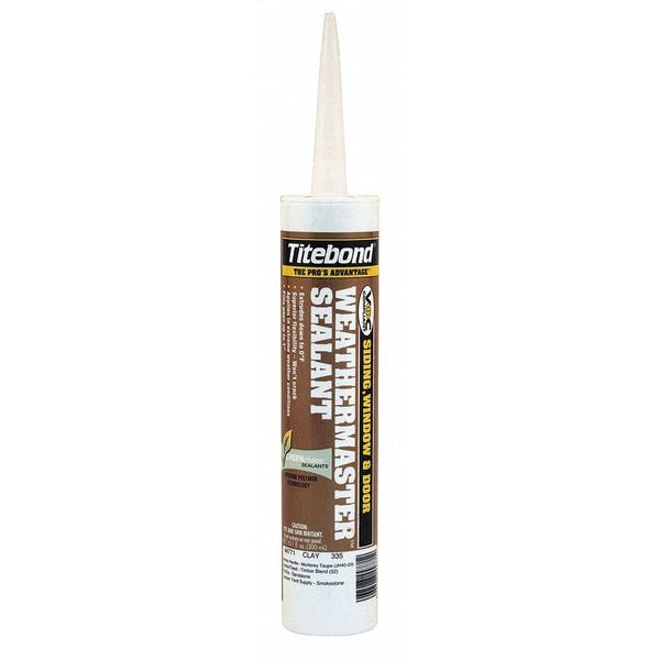 Titebond Polymer Sealant, 10 oz, Cartridge, Black, Polymer Base, WeatherMaster - 44031
