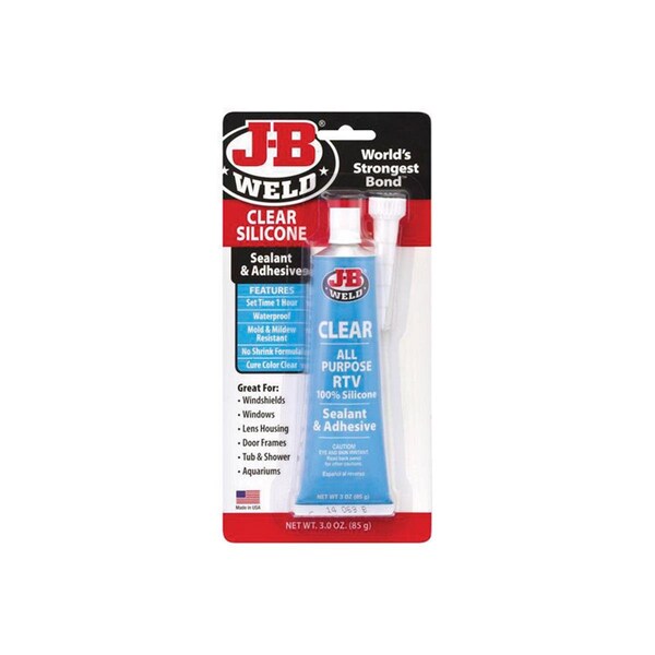 Pinpoint 3 oz Clear RTV Silicone Sealant - PI3313108